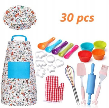 Zestaw do pieczenia dla dzieci, 30 sztuk