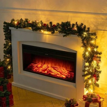 ЕЛОЧНАЯ ГИРЛЯНДИЯ СВЕТОДИОДНАЯ РОЖДЕСТВЕНСКАЯ ИСКУССТВЕННАЯ ЦЕПЬ Зеленая Толстая 3м