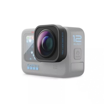 GoPro Max Lens 2.0 Mod для GoPro 12 Черный фильтр для объектива Широкоугольный GoPro