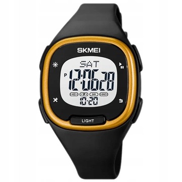 SKMEI женские часы LED с сенсорным экраном черные