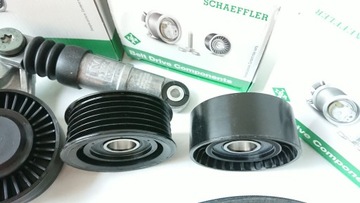 НАТЯЖИТЕЛЬ INA + РЕМЕНЬ CONTI 6PK2498 + РОЛИКИ AUDI VW 2.7 TDI 3.0 TDI