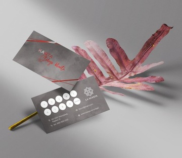 Дисконтные карты, позолоченные карты, фольга soft touch + красная фольга, 500 шт.