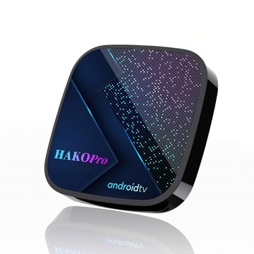 МЕНЮ РАЗЪЕМА МУЛЬТИМЕДИЙНОГО ПЛЕЕРА ANDROID TV SMART BOX 4K PL + ПУЛЬТ ДИСТАНЦИОННОГО УПРАВЛЕНИЯ
