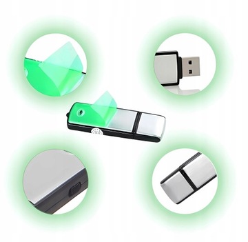 МИНИ-ШПИОНСКИЙ ДИКТОФОН С ОШИБКОЙ, ДИСКРЕТНЫЙ USB-РЕКОРДЕР 2в1