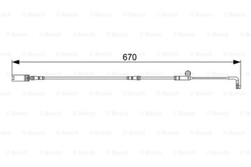BOSCH Bosch 1 987 473 002 Сигнализатор износа тормозных накладок
