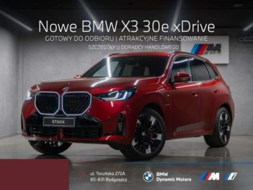 BMW X3 G45 SUV Plug-In 2.0 30e 299KM 2026 BMW X3 30e xDrive 299 KM PHEV - Kamera 360 - HarmanKardon - Pakiet M Pro