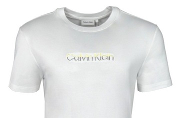 CALVIN KLEIN, t-shirt męski, biały, XXL