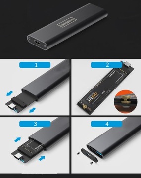 Адаптер NGFF SSD m.2 Корпус USB-C m2 SATA