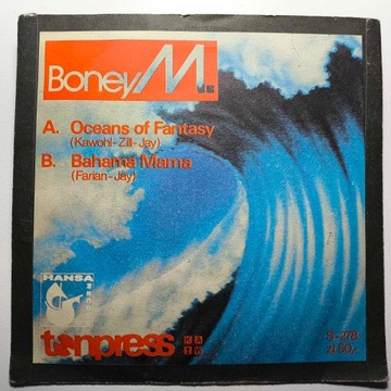 Boney M. Oceans Of Fantasy 7-дюймовый сингл 80-х
