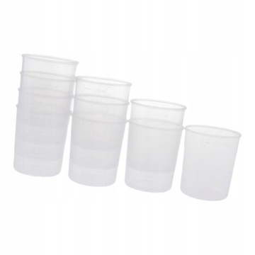 Kubki z podziałką 10 cs Kubki pomiarowe 100 ml