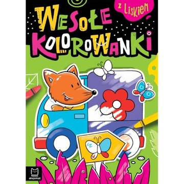Wesołe kolorowanki z liskiem dla przedszkolaka