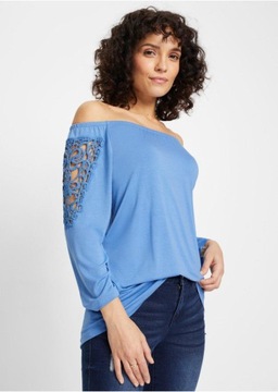 КАРМЕН БЛУЗКА С КРУЖЕВОМ 36/38