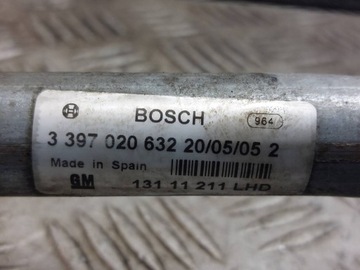 MECHANIZMUS STĚRAČE + MOTOREK PŘEDNÍ OPEL ASTRA H III 13111211