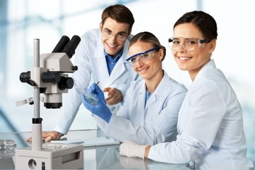 Халат женский медицинский лабораторный белый хлопковый, BUTTONS, XS