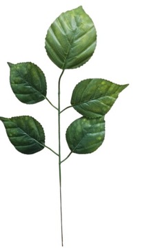 Hortensja flokowany liść sztuczny 12 sztuk 55 cm