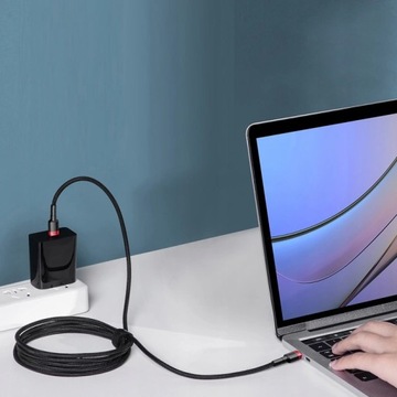 КАБЕЛЬ BASEUS USB-C TYPE-C PD, 100 Вт, БЫСТРАЯ ЗАРЯДКА 3.0
