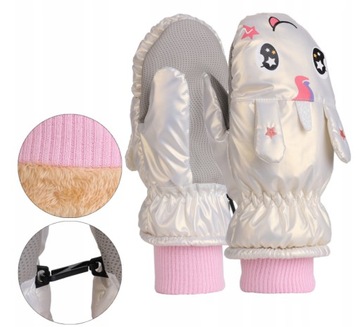 RĘKAWICZKI MORAJ NARCIARSKIE DZIEWCZĘCE