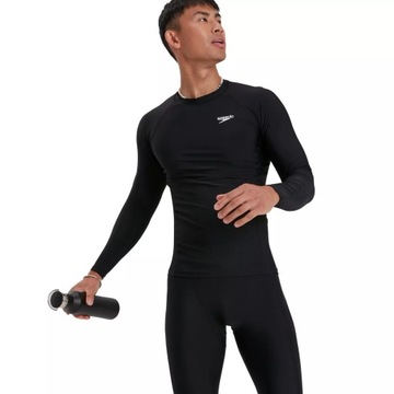 Мужская футболка для плавания Speedo Rash Top с длинными рукавами, размер XXL