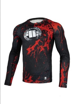 PIT BULL rashguard longsleeve BLOOD DOG ppp M