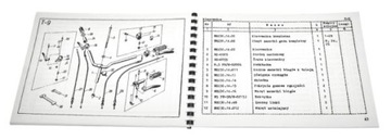 Книга-каталог запчастей Romet Komar 230