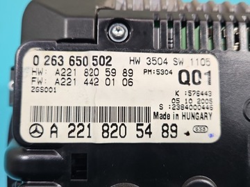 DISPLEJ MERCEDES W221 A2218205489 0263650502