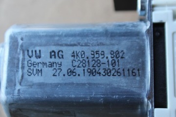 MOTOREK OKNO PRAVÝ VW ARTEON 4K0959802