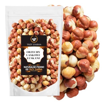 ORZECHY LASKOWE łuskane 1kg naturalne świeże duże