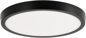 Светодиодная панель накладного монтажа Черная 24Вт 1920лм ЭМС IP20 Алюминий ПРЕМИУМ