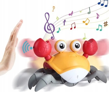 3W1 KRAB CHODZI ZABAWKA DO RACZKOWANIA LED USB