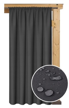 ZASŁONA WATERPROOF WODOODPORNA 155x220 NA TARAS