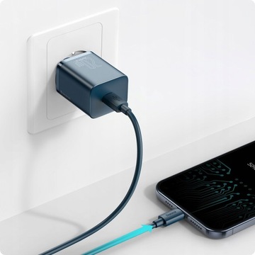 БЫСТРОЕ СЕТЕВОЕ ЗАРЯДНОЕ УСТРОЙСТВО BASEUS ДЛЯ ТЕЛЕФОНА С ПИТАНИЕМ USB-C TYPE-C QC 20 Вт PD