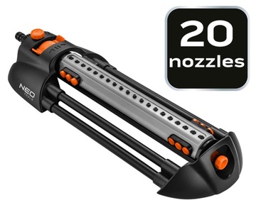 Осциллирующий, регулируемый садовый ороситель, 20 форсунок, 320 м2 NEO 15-772