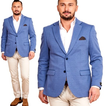 Marynarka męska elegancka casual wizytowa zapinana j. jeans 410 Turecka 58