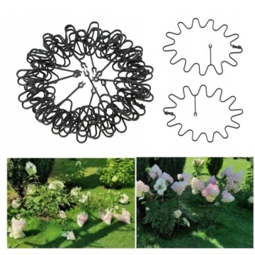 20x PODPORA OBEJMA DO KWIATÓW HORTENSJI ROŚLIN PODPORY OBEJMY SOLIDNE MOCNE