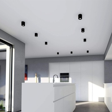 НАВЕРХНОСТНЫЕ ГАЛОГЕННЫЕ СВЕТОДИОДНЫЕ СВЕТИЛЬНИКИ + GU10 9Вт