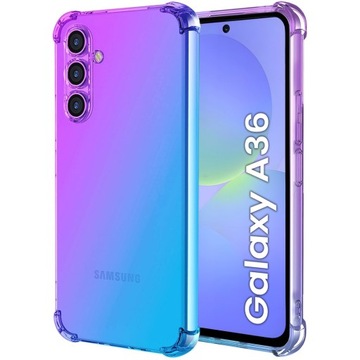 ETUI SILIKONOWE DO SAMSUNG GALAXY A36 5G WMOZCNIONE ROGI POKROWIEC CASE
