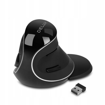 Mysz bezprzewodowa pionowa Delux M618 PLUS