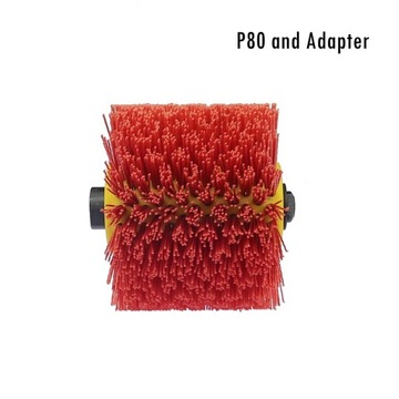 P80 i styl adaptera 120x100x19mm czerwony drut ścierny