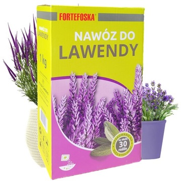 NAWÓZ DO LAWENDY FORTEFOSKA 1KG GRANULAT BARDZO WYDAJNY
