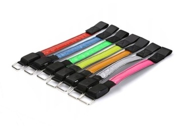 СВЕТЯЩАЯСЯ СВЕТООТРАЖАЮЩАЯ ЛЕНТА РЕМЕНЬ СО СВЕТОДИОДОМ Светоотражающая застежка на липучке Ошейник для рук на ногах