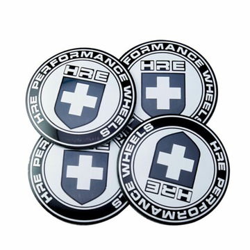 НАКЛЕЙКИ ЭМБЛЕМЫ HRE 65 ММ ДЛЯ КЕПОК ГУБ