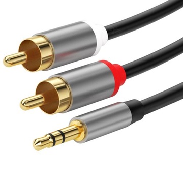 Кабель типа C для двойного кабеля кабеля RCA USB C Aux 2 M