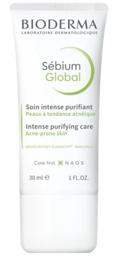 BIODERMA Sebium GLOBAL - Krem Przeciwtrądzikowy 30 ml