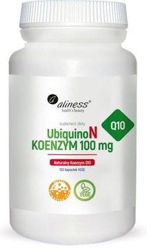 Aliness KOENZYM Q10 NATURALNY 100mg 100kap