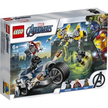 LEGO AVENGERS WALKA NA MOTOCYKLU 76142