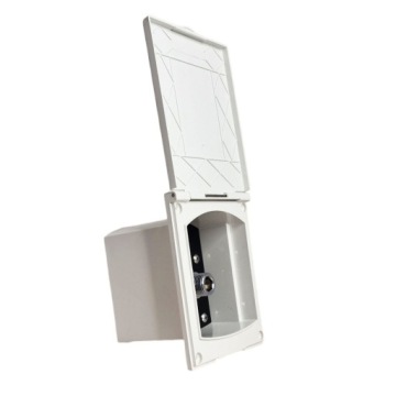 Внешняя розетка с душем и заслонкой для прицепа-кемпера, белая