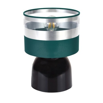 LAMPA STOŁOWA NOCNA ABAŻUR CHROM WYBÓR LED