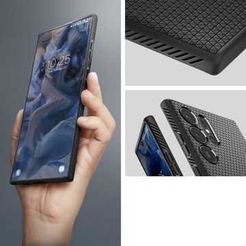 ЛЕГКИЙ ЧЕХОЛ SPIGEN ДЛЯ GALAXY S24 УЛЬТРА МАТОВЫЙ ЧЕРНЫЙ