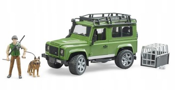 Bruder 02587 Land Rover Defender z figurką i psem