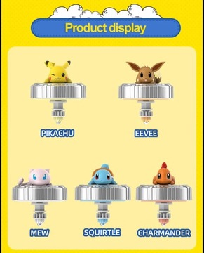 Pokemon Ball Battle Gyro Pikachu Charmander Mewtwo Pokemon Игрушка в подарок для ребенка